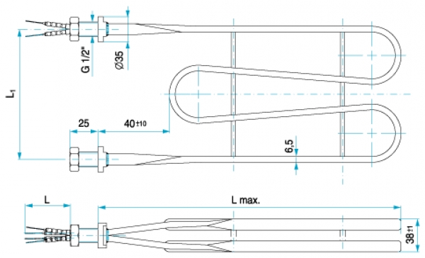 TYP 4334 - ohrev vzduchu